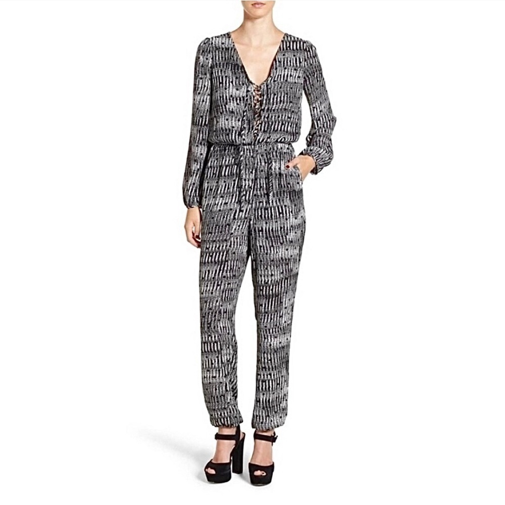 Leith Lace Up Jumpsuit